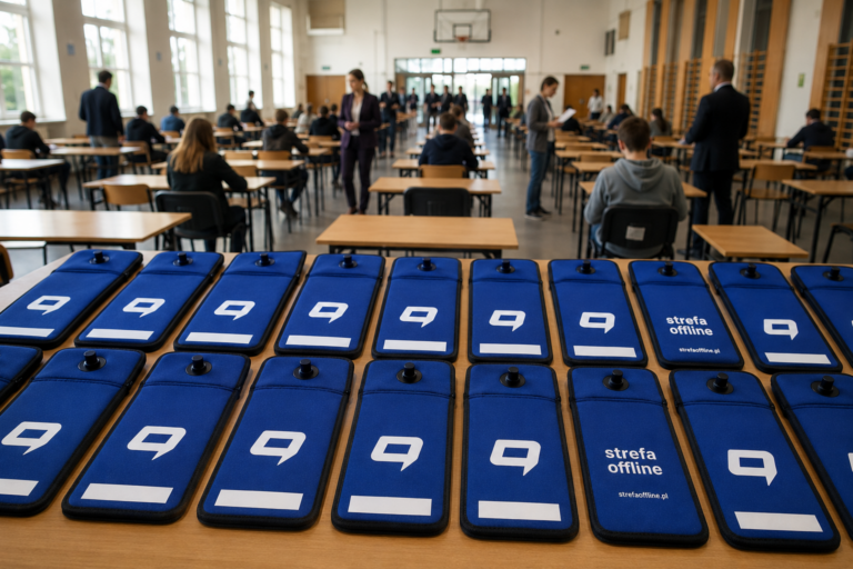 Etui dla szkół strefa offline na egzeminie